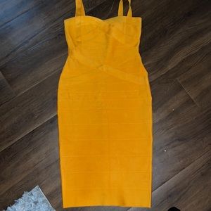 Medium Celebrity Night orange dress